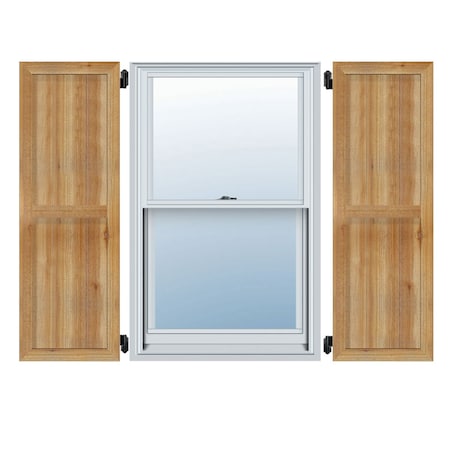 Ekena Millwork Framed Board-n-Batten Shutters, Rough Sawn Western Red Cedar, 10 3/4W x 40H, PR RBF06S11X040RWR